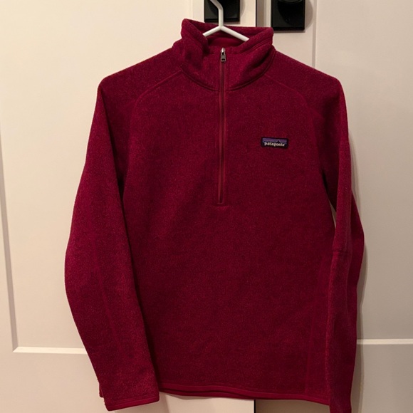 Patagonia Raspberry 1/4-Zip Fleece Top - Picture 2 of 3